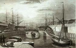 London docks 1830's